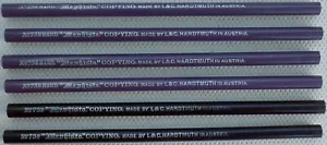 6 L&C HARDTMUTH Vintage Copying Pencils Mephisto No73B Retro Stationery Austria - Picture 1 of 7