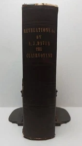 Principles of Nature Divine Revelations AJ Davis Clairvoyant 1847 RARE Occult - Foto 1 di 10