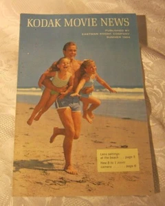KODAK MOVIE NEWS EASTMAN KODAK 1960'S VINTAGE BOOKLET - Picture 1 of 3