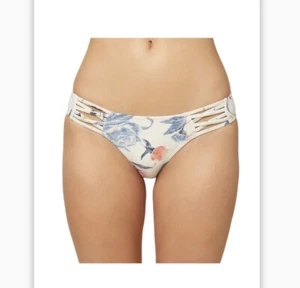 O’Neill Batik Floral Strappy Active Bikini Bottoms SZ L NWT - Picture 1 of 5