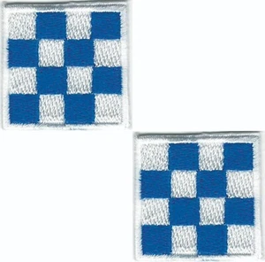 Maritime Signal Flag Letter N Patch Embroidered November Iron on (1 1/4") Lot 2 - Picture 1 of 2