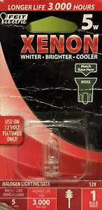 FEIT Electric 5-Watt 12-Volt Wedge Base Xenon Bulb - Lasts 3,000 hours - Picture 1 of 1