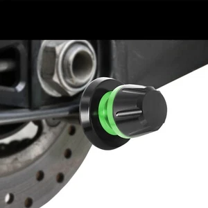 Green L-Sonic 10MM Racing Swingarm Spools Kit For KLZ 1000 12 13 14 - Picture 1 of 6