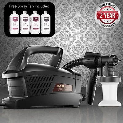 Maximist Evolution TNT Spray Tanning Machine + OMG Tan Solution (4 x 250ml)