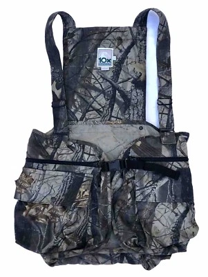 Vintage 10x Turkey Bird Vest Large Realtree Hardwoods Camo Hunting Seat Pad USA - Image 1 of 4