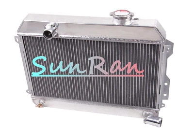 #487 3 行下流散热器适用于 1968 - 73 Datsun,Nissan 510 L4 发动机 22x16.5 英寸 — 第 1/4 张图片