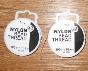 D.I.Y 30 Gauge Nylon Bead Thread (300 Ft Each) - Picture 1 of 1