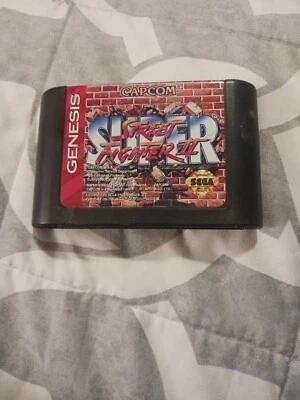 Vintage Retro Classic Super Street Fighter II (Sega Genesis, 1994) Game Cartrage - Image 1 of 2