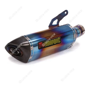 2019-2023 S1000RR Slip-on Muffler Pipe Motorcycle 60mm Exhaust Tips DB Killer - Picture 1 of 6