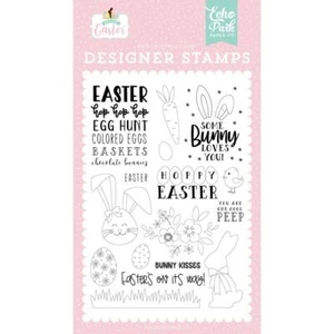 Echo Park Clear Stamp Set - Welcome Easter - Bunny Kisses - Picture 1 of 1
