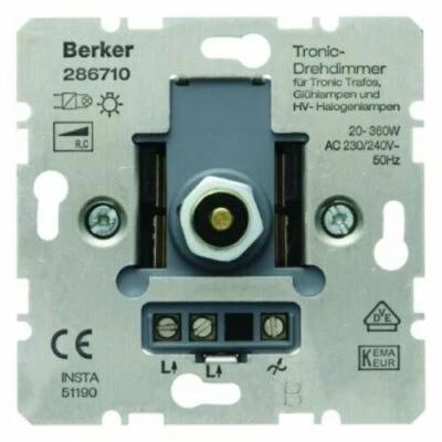 Berker Tronic-Drehdimmer 286710 Dreh-Dimmer passend f. Peha Gira Jung - Bild 1 von 2