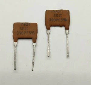 2 piezas. Condensador SRC Silver Mica 390pF/ 5%/500V SRC - Imagen 1 de 1