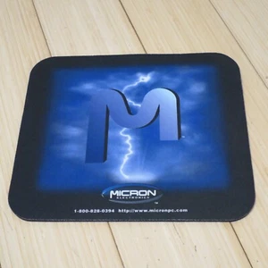 Vintage Retro Micron Computers Lightning Mouse Pad 8.5 in. x 7.25 in. (1 of 2) - Picture 1 of 5