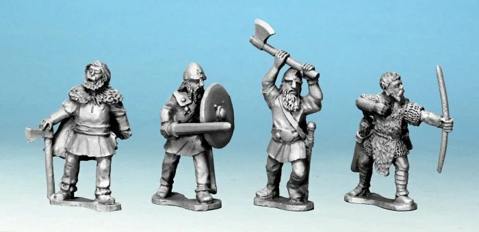Crusader Miniatures DAX001 - Viking Norse Mercenaries - SAGA Dark Ages & Fantasy - Image 1 of 1