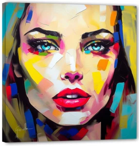 Face Meravigliosa Donna art Pop Modern 2023 Cuadro Top Mural Arte actual - Imagen 1 de 2