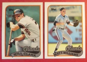 1989 Topps San Francisco Giants Team Set with Traded (33 Cards) - Picture 1 of 1