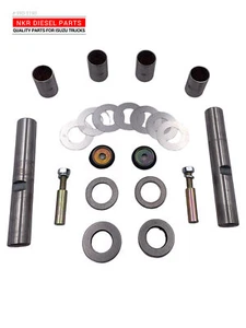 King Pin Kit For Isuzu NPR NQR NRR NPR-HD (4BD1 4BD2  86-97) (4JJ1 4HK1 07-16) - Picture 1 of 2