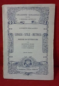 SPRACHE METRISCHER STIL LITERATURBEGRIFFE JAHR 1930 - Bild 1 von 1