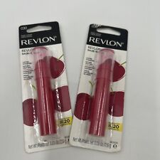 2 Pack Revlon Kiss Lip Balm Stick, Sweet Cherry 30, SPF 20, 0.09 oz