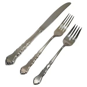 CENTENNIAL 1847 IS Rogers Silverplate Dinner Knife Fork and Salad Fork 1972 - Picture 1 of 2