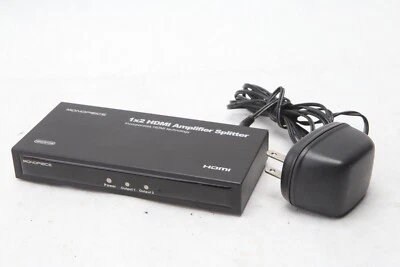 Monoprice 1x2 1 x 2 HDMI Amplifier Splitter A41b - Image 1 of 4