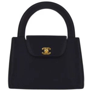 Chanel Black Satin Handbag XX90653 - Picture 1 of 10