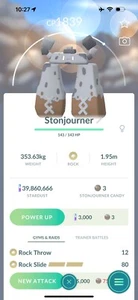 Stonjourner - Regional - Pokémon Trade Go - Registered or 20K Dust Trade - Picture 1 of 2