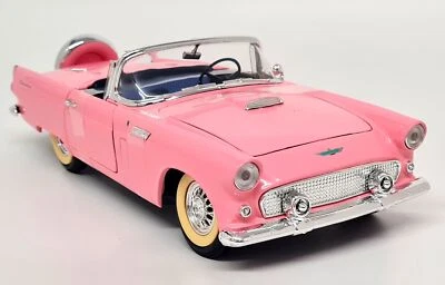 Revell 1/18 Ford Thunderbird 1956 Open Convertible Pink Diecast Scale Model Car - Image 1 of 4