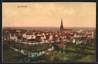 Buxtehude, częściowy widok z kościołem, pocztówka 1912 