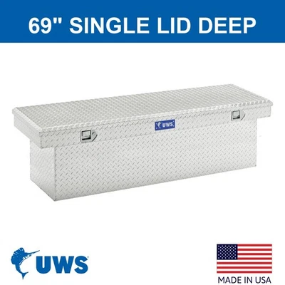 FOR 2007 Chevrolet Silverado 2500 HD Classic 69" Deep Crossover Truck Tool Box - Imagem 1 de 4