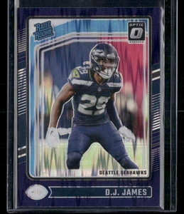 2024 Donruss Optic #222 D.J. James Purple Shock Seattle Seahawks - Picture 1 of 2