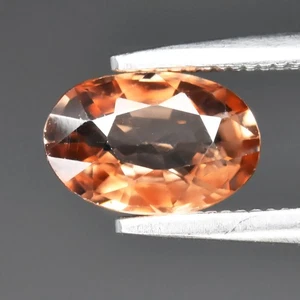 💎 Zircone Champagne Naturale Ovale 1,11ct 7,3x5mm VS - Non Riscaldato, Gemma Tanzania - Foto 1 di 4