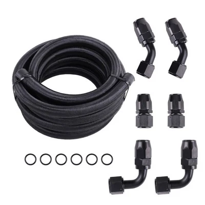 10AN 10AN Kit de manguera de gas combustible trenzado 3.5M Kit tuberías de línea - Imagen 1 de 4