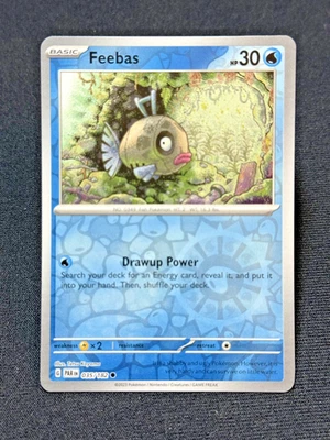 Feebas 035/182 Reverse Holo - SV04: Paradox Rift Pokémon TCG - NM - Image 1 of 2