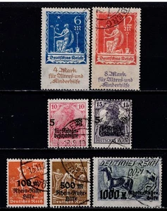 Germany   Sc# B1-B7   Used7   CV $158+       gtc10 - Picture 1 of 1