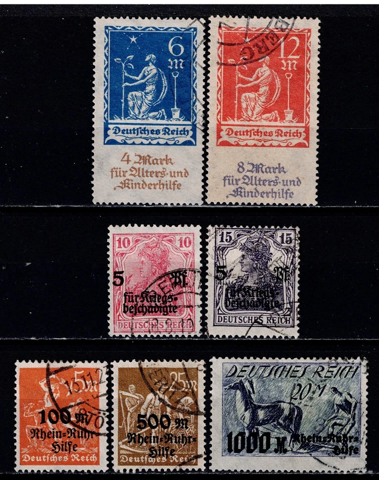 Germany   Sc# B1-B7   Used7   CV $158+       gtc10 - Image 1 of 1