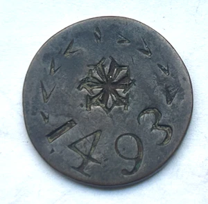 PUERTO RICO ? PLANTATION TOKEN XRL 1493 - Picture 1 of 2