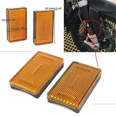 For BMW K1200RS K1200GT R1200RT R1200GS R1200R 2x Front Fork Leg Reflector Cover - Image 1 of 4