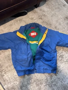 Stow It Away Size L Vintage 90s Long Beach Yacht Club Jacket and Duffle Bag - Picture 1 of 9