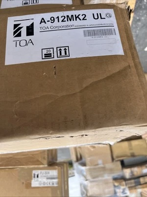 TOA - A-912MK2 UL 8-Channel Modular Mixer and Amplifier, 120W New in Box - Image 1 of 4