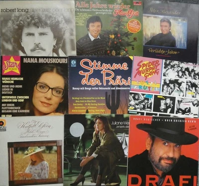 9 Schallplatten Vinyl LP aus Sammlung - Paket 7 - deutschsprachige Schlager - Bild 1 von 4
