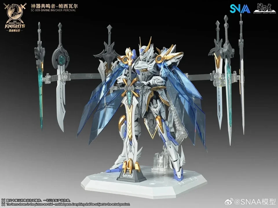 SNAA Model 1/144 The Round Table Knights SC-009 Divine Invoker Percival Deluxe - Immagine 1 di 4