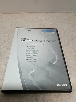 Microsoft Office Enterprise 2007 (Home Use) w/Key (Word, PowerPoint, Excel, Etc) - Image 1 of 4
