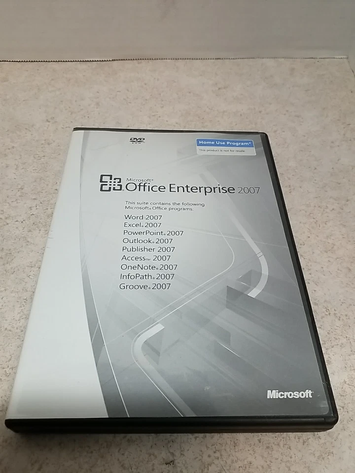 Microsoft Office Enterprise 2007 (Home Use) w/Key (Word, PowerPoint, Excel, Etc) - Image 1 of 4