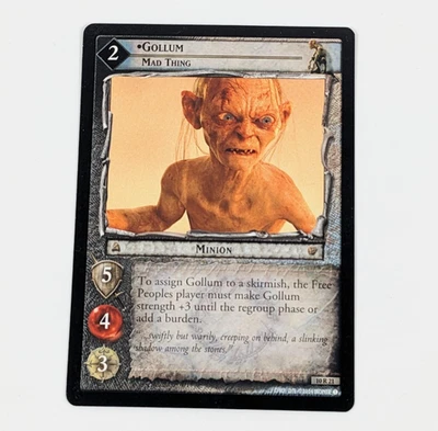 LOTR TCG CCG Mount Doom GOLLUM MAD THING Rare 10R21 VG/LP - Image 1 of 2