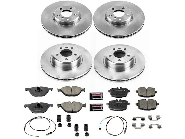 Front and Rear Brake Pad and Rotor Kit For 2011-2016 BMW 550i 2012 2013 NN656GQ - Image 1 of 1