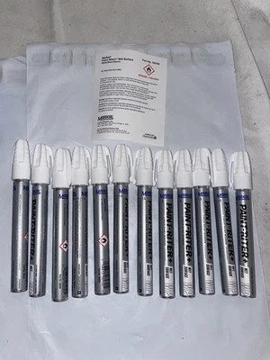 Cantidad 12 Markal Paint-Riter + Marcador de pintura líquida de superficie húmeda, blanco 96930 Foto 1 de 4