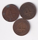 Münze 3 x 4 Reichspfennig 1932 A Brüning-Taler  nsw-leipzig
