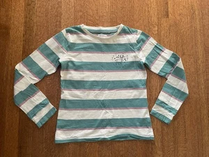 Fat Face Long-Sleeve Girls Striped Shirt 11/12 - Picture 1 of 4