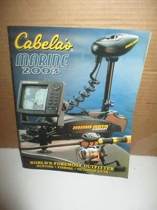 Cabela's  Marine 2003   Catalog  ( Paperback, Illustrated - Picture 1 of 2